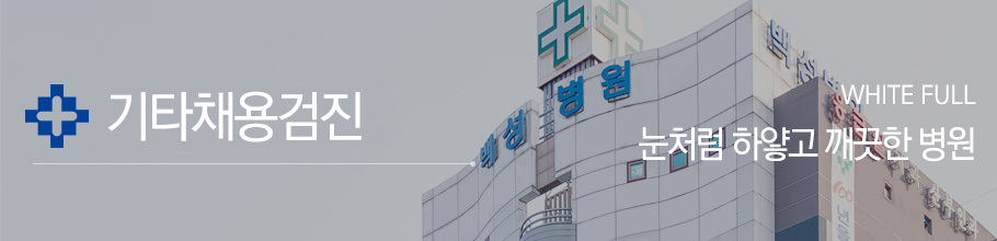 기타채용검진